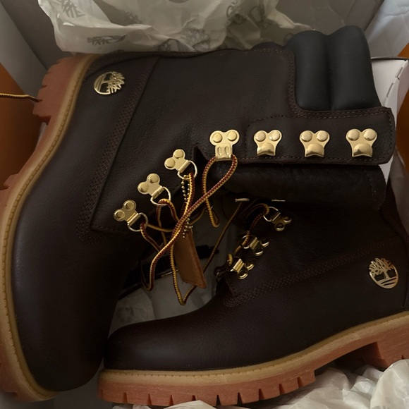 Timberland Dark Brown Lace-Up Boots